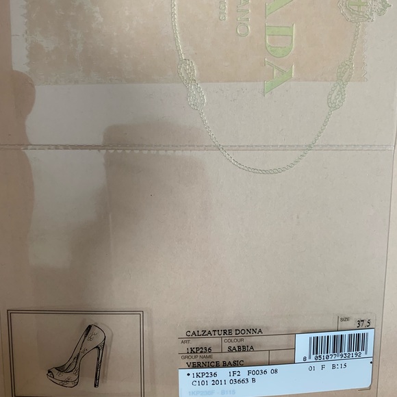 Prada heels nude 37.5 classic - Picture 3 of 5